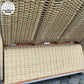 FBZ-10 Strandkorb Sonnenpartner Modell Classic Holz natur lasiert PE-Geflecht naturoptik Dessin Rombo Palida 701 - Strandkorb Prieß