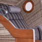 Strandkorb Trendy Modell Wave XL Bullaugen PE-Geflecht seashell Dessin 402 - Strandkorb Prieß