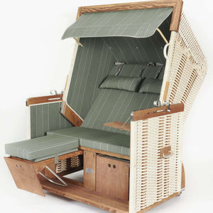 Strandkorb kaufen - Heringsdorf Modell Wangerooge 2-Sitzer, wie abgebildet - Strandkorb Prieß